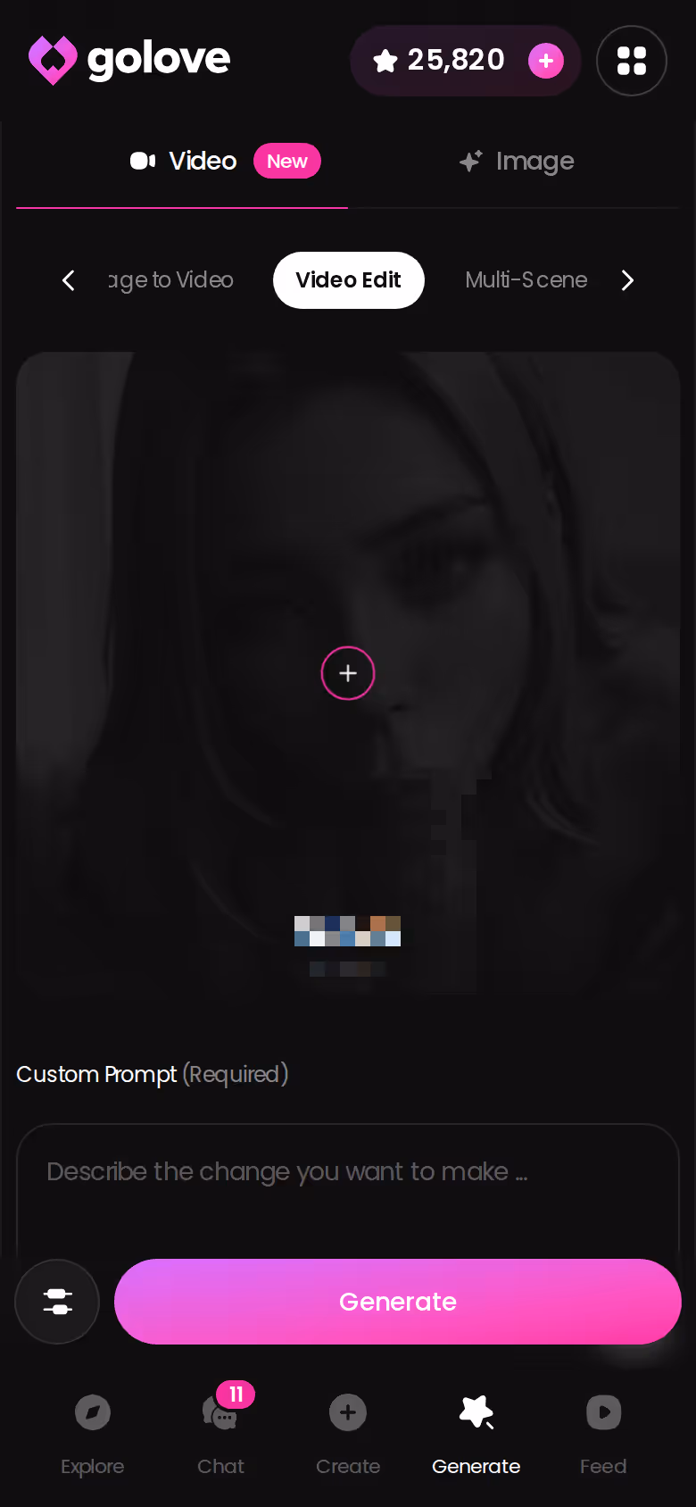 Video Edit on mobile: fix the clip you already made